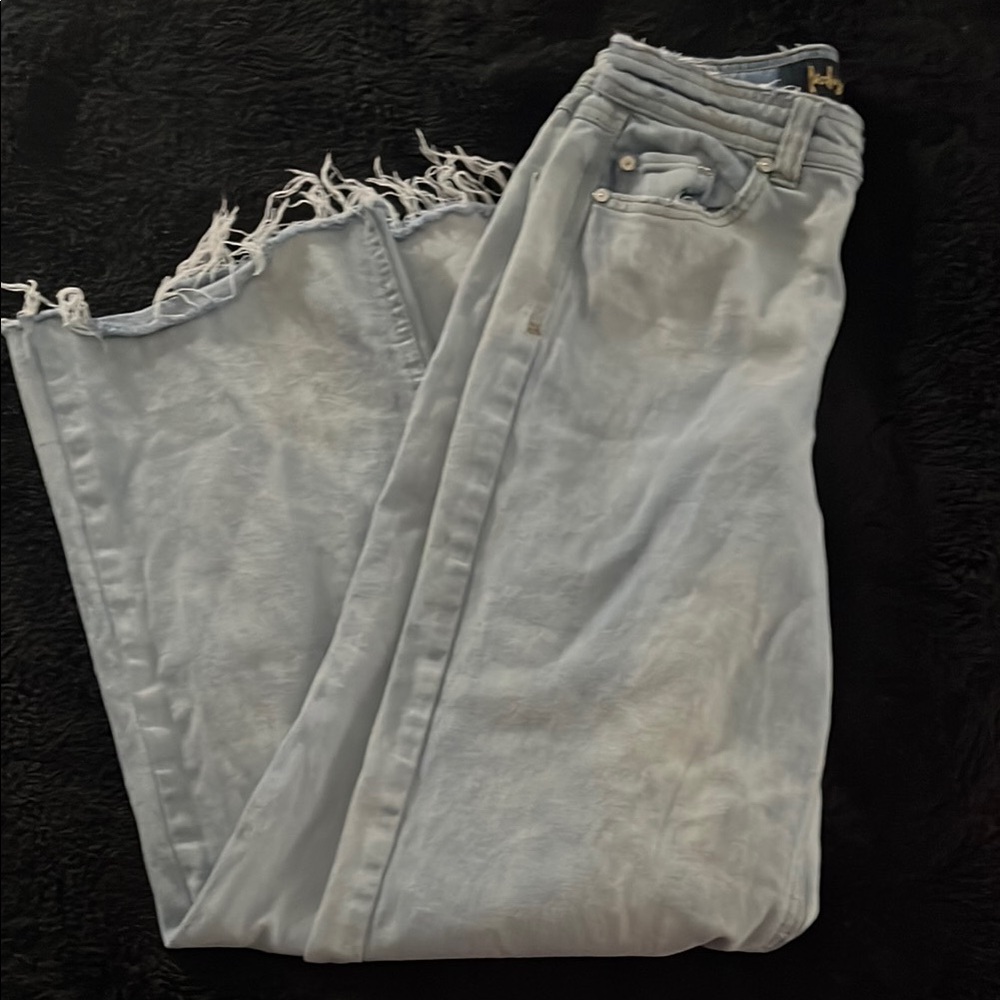 Light Blue Distressed Jeans
